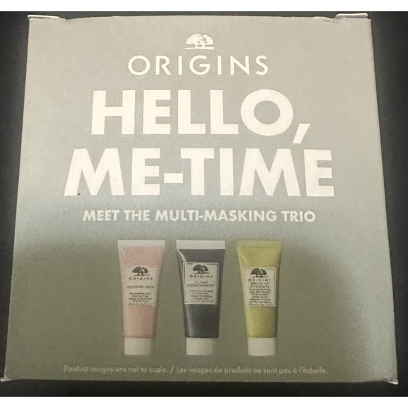 Origins Hello Me Time 3 Piece Mask Set Skincare Multi Masking Trio NIB - Picture 1 of 4